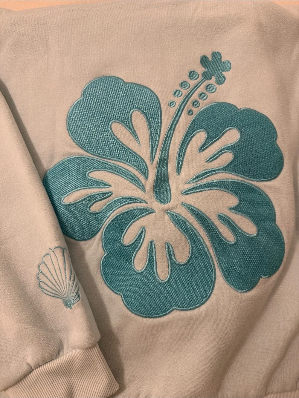 Flower Embroidery Hoodie